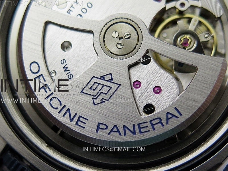 PAM1391 Submersible 44mm VSF 1:1 Best Edition Blue Dial on Blue Kevlar Composite Strap P900