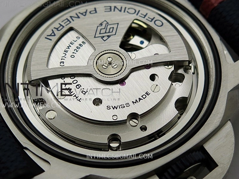 PAM1391 Submersible 44mm VSF 1:1 Best Edition Blue Dial on Blue Kevlar Composite Strap P900