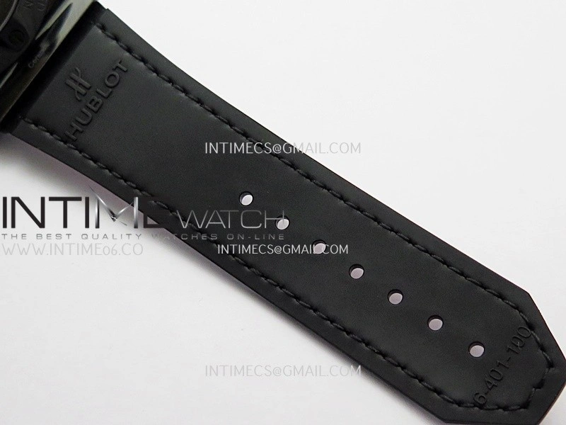 Hublot Big Bang Unico 44mm Carbon PVD HBBF 1:1 Best Edition Skeleton Dial Red Marker On Colors Gummy Strap A1280