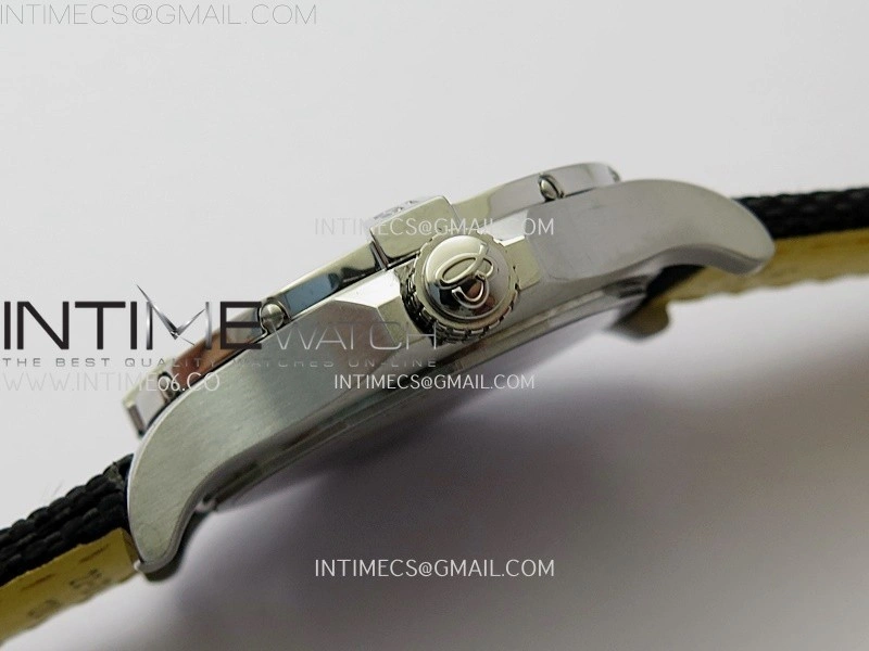 Avenger Automatic 43mm SS TF 1:1 Best Edition Yellow Dial Stick Marker on Black Nylon Strap A2824