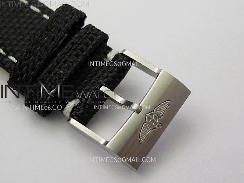 Avenger Automatic 43mm SS TF 1:1 Best Edition Yellow Dial Stick Marker on Black Nylon Strap A2824