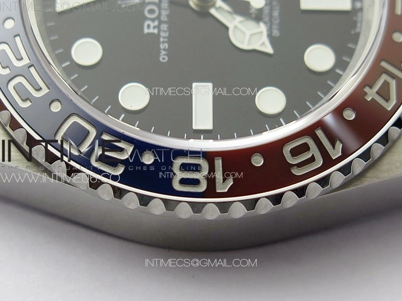 GMT-Master II 126710 Red Blue Ceramic Bezel 904L SS GMF 1:1 Best Edition Black Dial on 904L Oyster Bracelet VR3285 V5