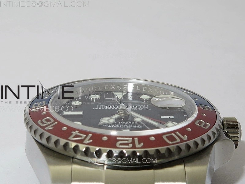 GMT-Master II 126710 Red Blue Ceramic Bezel 904L SS GMF 1:1 Best Edition Black Dial on 904L Oyster Bracelet VR3285 V5