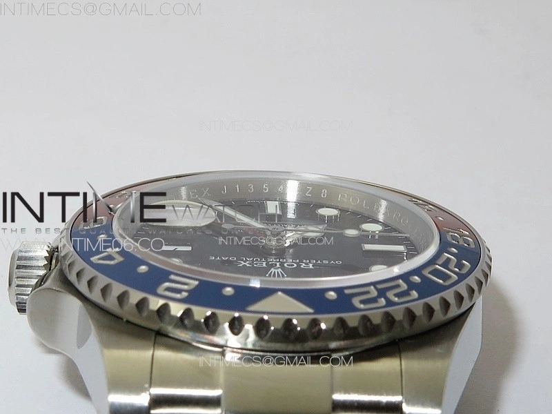 GMT-Master II 126710 Red Blue Ceramic Bezel 904L SS GMF 1:1 Best Edition Black Dial on 904L Oyster Bracelet VR3285 V5
