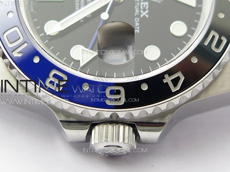 GMT-Master II 126710 Black Blue Ceramic Bezel 904L SS GMF 1:1 Best Edition Black Dial on 904L Oyster Bracelet VR3285 V5