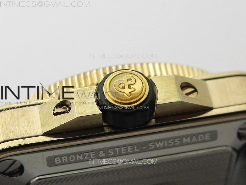BR 03-92 Diver Ceramic Bezel Bronze B12 1:1 Best Edition Brown Dial on Brown Leather Strap MIYOTA 9015