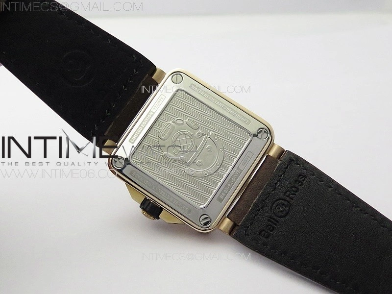 BR 03-92 Diver Ceramic Bezel Bronze B12 1:1 Best Edition Brown Dial on Brown Leather Strap MIYOTA 9015