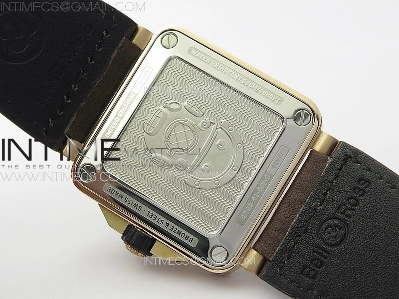 BR 03-92 Diver Ceramic Bezel Bronze B12 1:1 Best Edition Brown Dial on Brown Leather Strap MIYOTA 9015