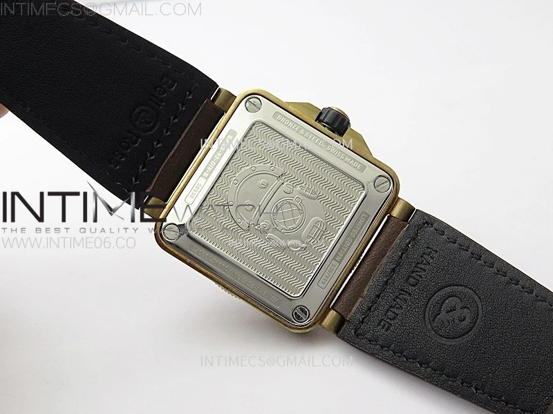 BR 03-92 Diver Ceramic Bezel Bronze B12 1:1 Best Edition White Dial on Brown Leather Strap MIYOTA 9015