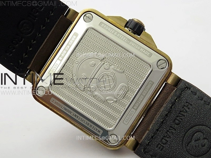 BR 03-92 Diver Ceramic Bezel Bronze B12 1:1 Best Edition White Dial on Brown Leather Strap MIYOTA 9015