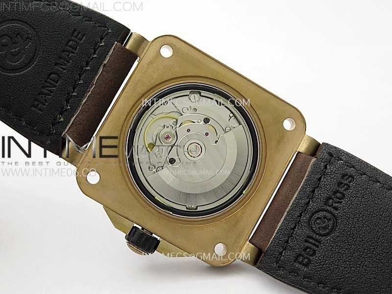 BR 03-92 Diver Ceramic Bezel Bronze B12 1:1 Best Edition White Dial on Brown Leather Strap MIYOTA 9015