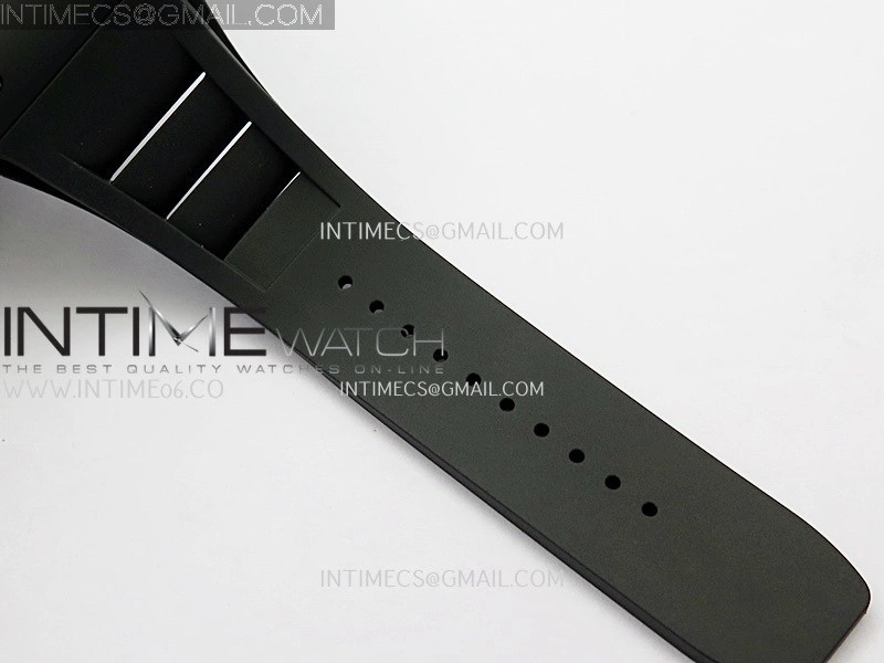 RM055 Black Ceramic Black Inner Bezel APSF 1:1 Best Edition On Black Rubber Strap RMUL2 Super Clone