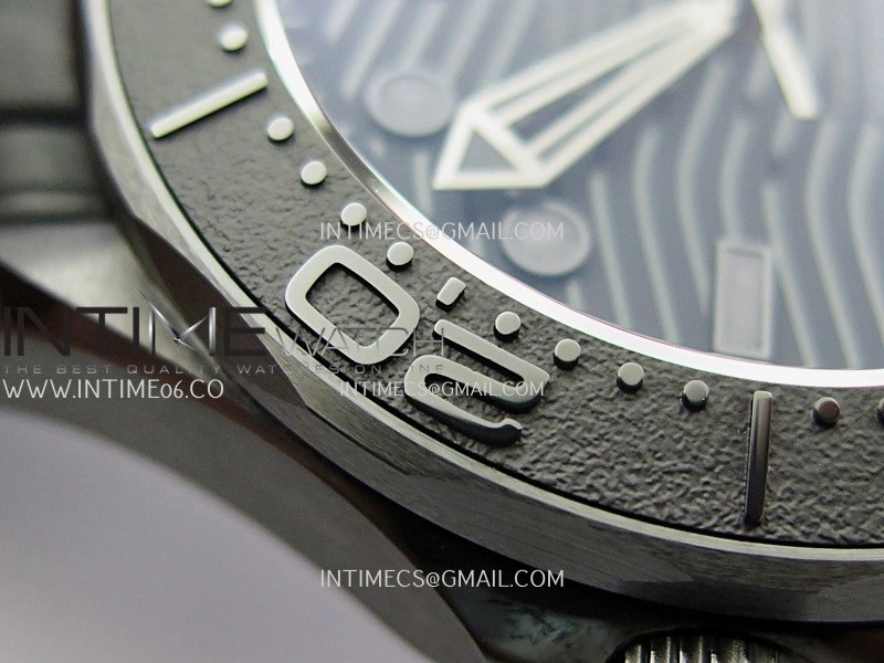 Seamaster Diver 300M Black Ceramic V4 VSF 1:1 Best Edition Black Dial On Black Rubber Strap Super Clone Asian 8806