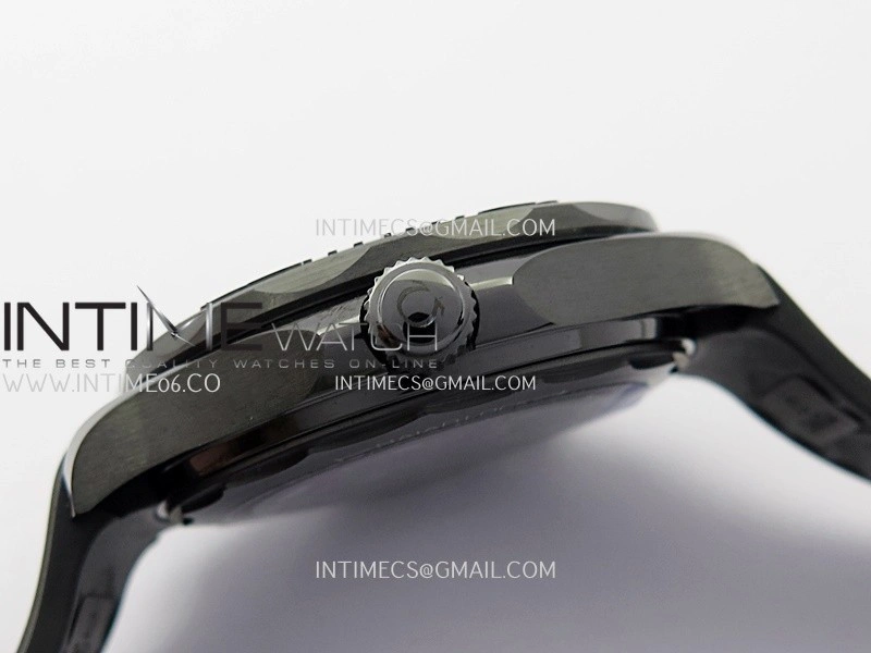 Seamaster Diver 300M Black Ceramic V4 VSF 1:1 Best Edition Black Dial On Black Rubber Strap Super Clone Asian 8806