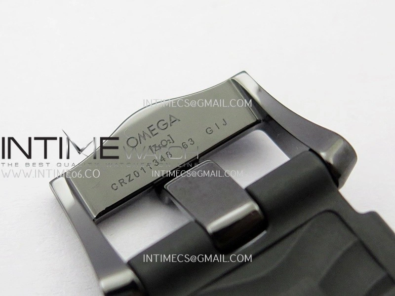 Seamaster Diver 300M Black Ceramic V4 VSF 1:1 Best Edition Black Dial On Black Rubber Strap Super Clone Asian 8806