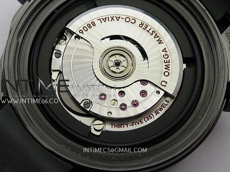 Seamaster Diver 300M Black Ceramic V4 VSF 1:1 Best Edition Black Dial On Black Rubber Strap Super Clone Asian 8806