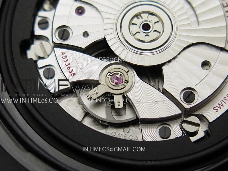 Seamaster Diver 300M Black Ceramic DLC ORF 1:1 Best Edition Black Dial On Black Rubber Strap Super Clone Asian 8806