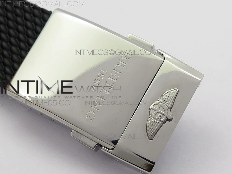 SuperOcean Black Ceramic Bezel B50 Best Edition Green Dial on Black Rubber Strap A7750
