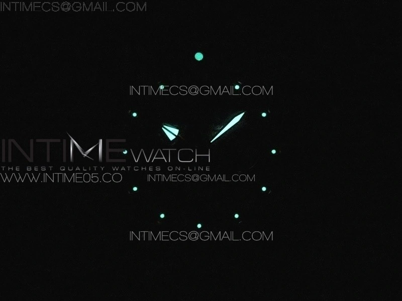 SuperOcean Black Ceramic Bezel B50 Best Edition Green Dial on Black Rubber Strap A7750