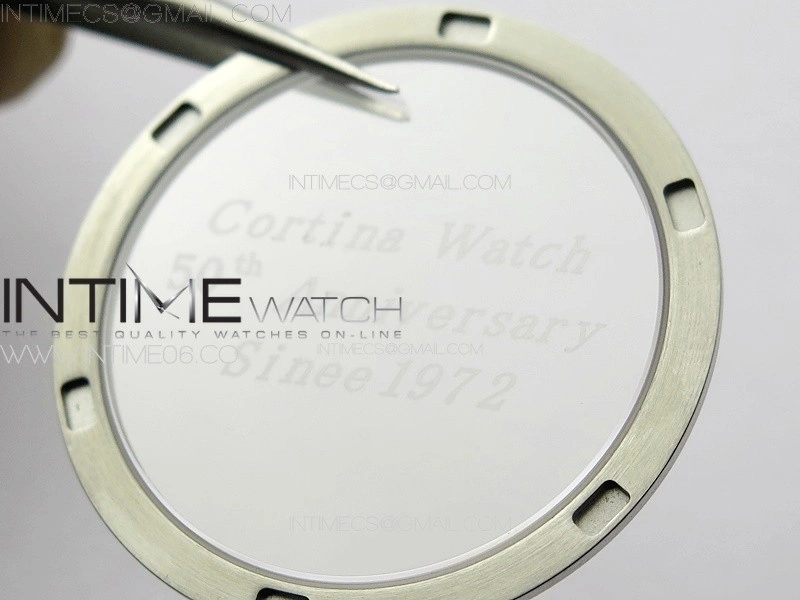 Calatrava 5057 Cortina Watch 50th Anniversary SS YSF 1:1 Best Edition Gray Dial on Black Leather Strap A240