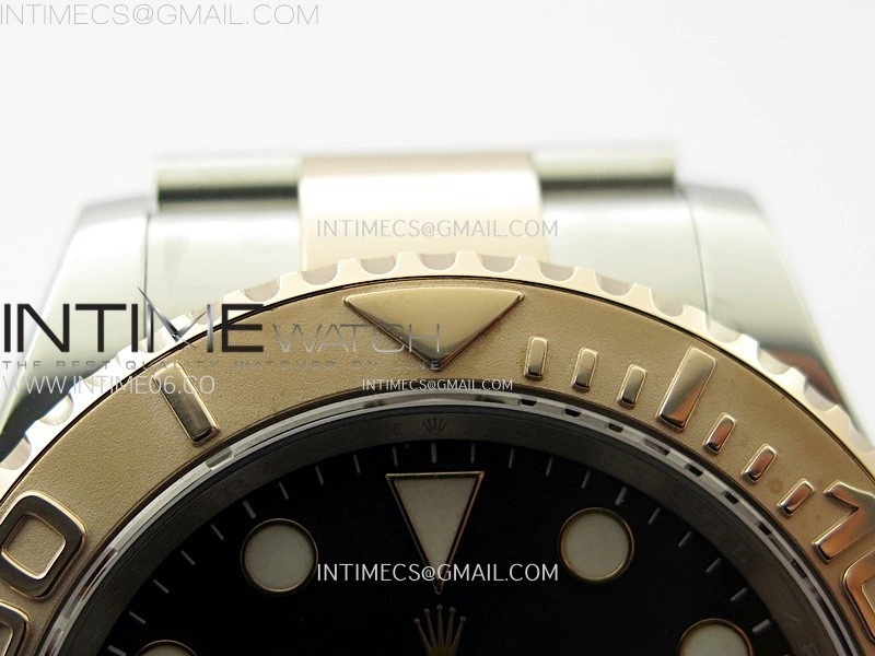Yacht-Master 126621 904L RG C+F 1:1 Best Edition Black Dial On 904L RG Bracelet VR3235