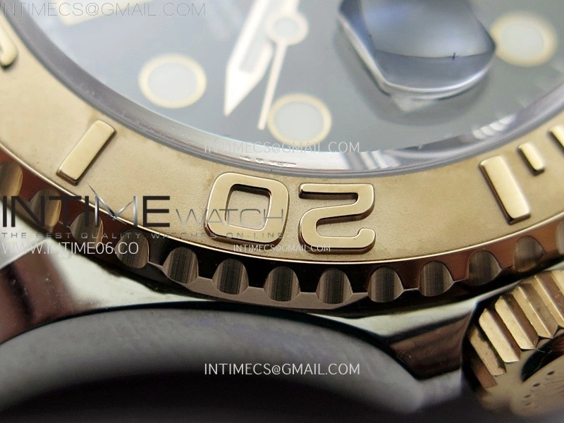Yacht-Master 126621 904L RG C+F 1:1 Best Edition Black Dial On 904L RG Bracelet VR3235