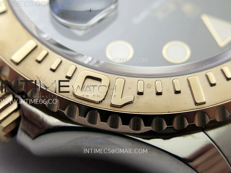 Yacht-Master 126621 904L RG C+F 1:1 Best Edition Black Dial On 904L RG Bracelet VR3235