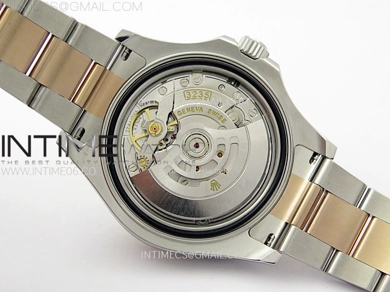 Yacht-Master 126621 904L RG C+F 1:1 Best Edition Black Dial On 904L RG Bracelet VR3235