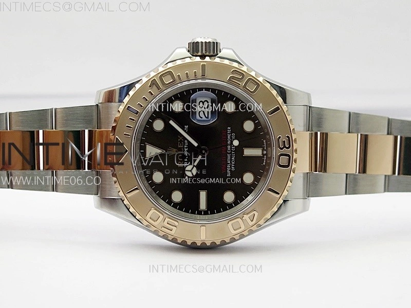 Yacht-Master 126621 904L RG C+F 1:1 Best Edition Brown Dial On 904L RG Bracelet VR3235