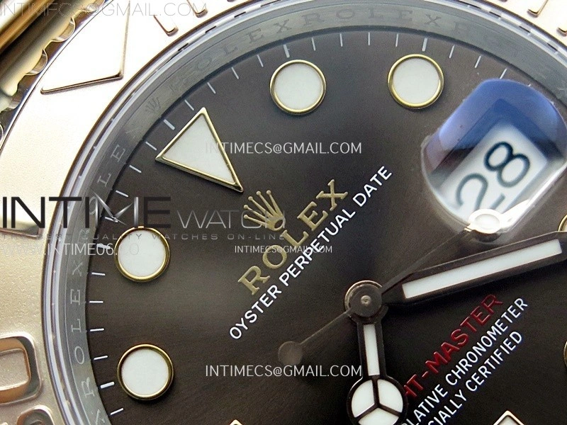 Yacht-Master 126621 904L RG C+F 1:1 Best Edition Brown Dial On 904L RG Bracelet VR3235