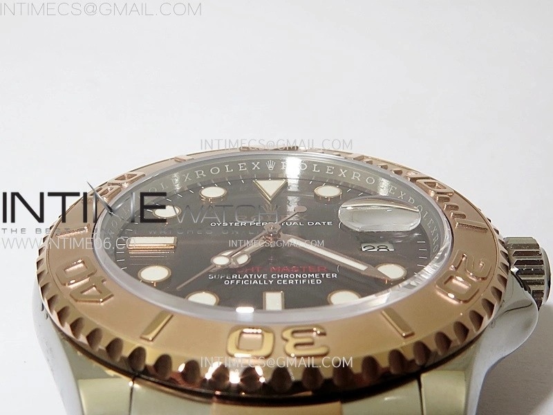 Yacht-Master 126621 904L RG C+F 1:1 Best Edition Brown Dial On 904L RG Bracelet VR3235