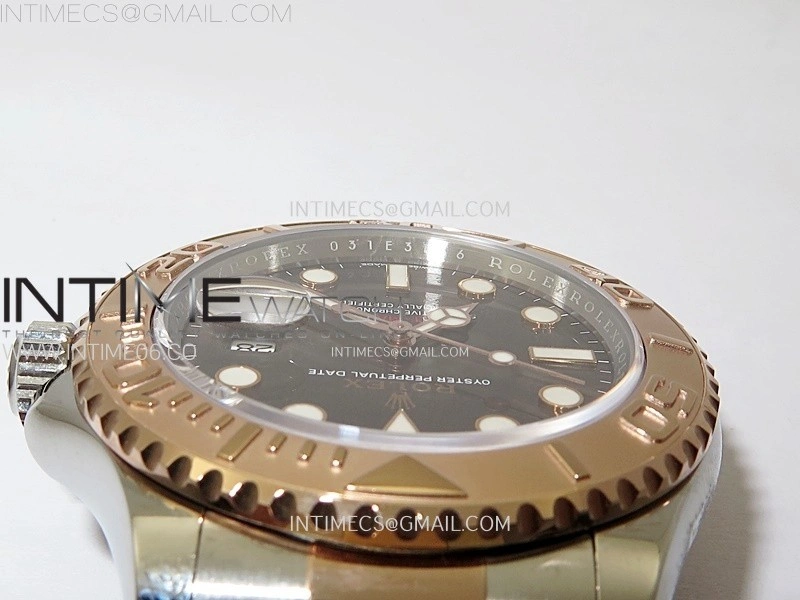 Yacht-Master 126621 904L RG C+F 1:1 Best Edition Brown Dial On 904L RG Bracelet VR3235