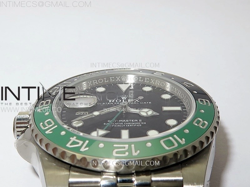 GMT Master II V2 126720 VTNR Green Black Ceramic 904L SS AR+F 1:1 Best Edition Black Dial on Jubilee Bracelet DD3285 CHS