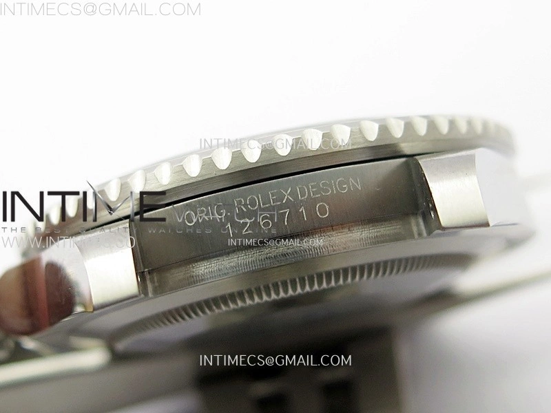 GMT Master II V2 126710 BLNR Blue Black Ceramic 904L SS AR+F 1:1 Best Edition Black Dial on Jubilee Bracelet DD3285 CHS