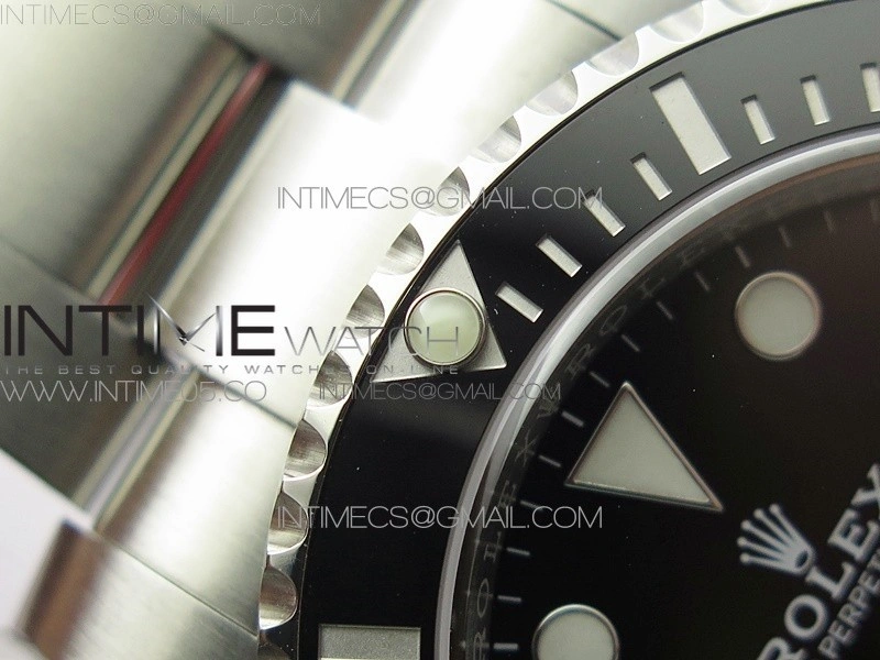Submariner 116610 LN Black Ceramic 904L SS Case ZF 1:1 Best Edition Black Dial On 904L SS Bracelet VR3135