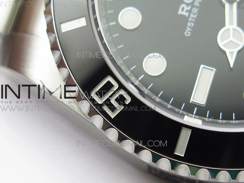 Submariner 116610 LN Black Ceramic 904L SS Case ZF 1:1 Best Edition Black Dial On 904L SS Bracelet VR3135