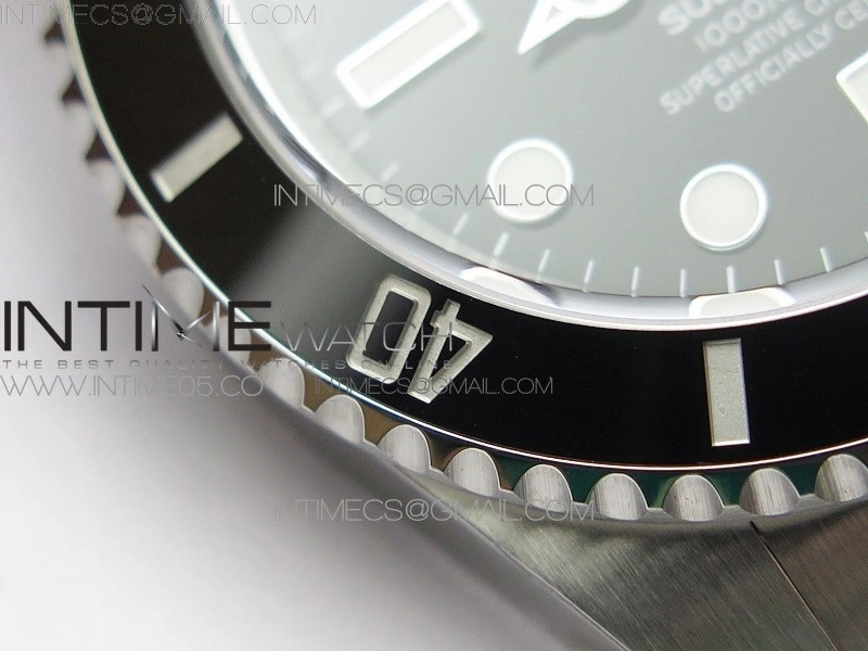 Submariner 116610 LN Black Ceramic 904L SS Case ZF 1:1 Best Edition Black Dial On 904L SS Bracelet VR3135