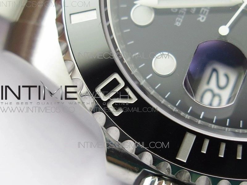 Submariner 116610 LN Black Ceramic 904L SS Case ZF 1:1 Best Edition Black Dial On 904L SS Bracelet VR3135