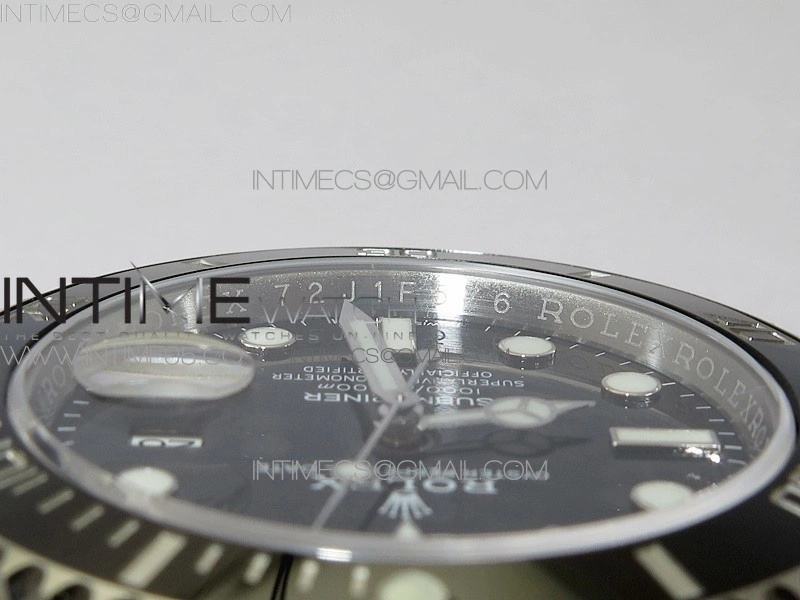 Submariner 116610 LN Black Ceramic 904L SS Case ZF 1:1 Best Edition Black Dial On 904L SS Bracelet VR3135