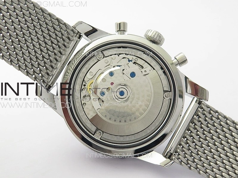 SuperOcean 46mm Black Ceramic Bezel B50 Best Edition Green Dial Green Subdials on SS Bracelet A7750