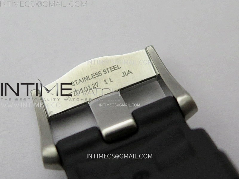 Seamaster 300M Chrono Black Ceramic Bezel SS RG N1F 1:1 Best Edition Black Dial on Black Rubber Strap A9900