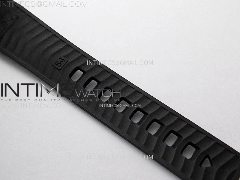 Seamaster 300M Chrono Black Ceramic Bezel SS RG N1F 1:1 Best Edition Black Dial on Black Rubber Strap A9900