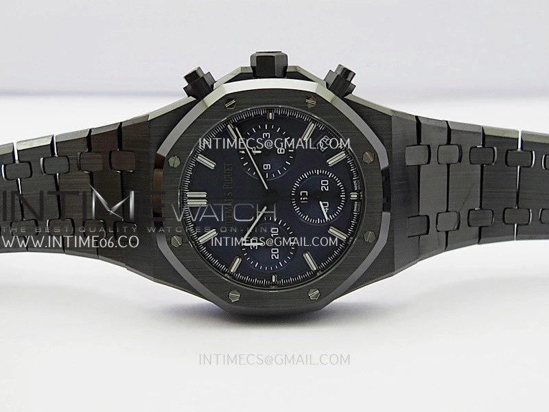 Royal Oak Chrono 26240 Black Ceramic Blue Dial APSF 1:1 Best Edition on Ceramic Bracelet SA4401 Super Clone