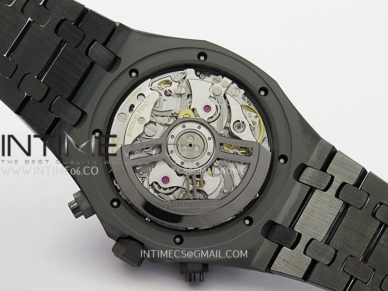 Royal Oak Chrono 26240 Black Ceramic Blue Dial APSF 1:1 Best Edition on Ceramic Bracelet SA4401 Super Clone