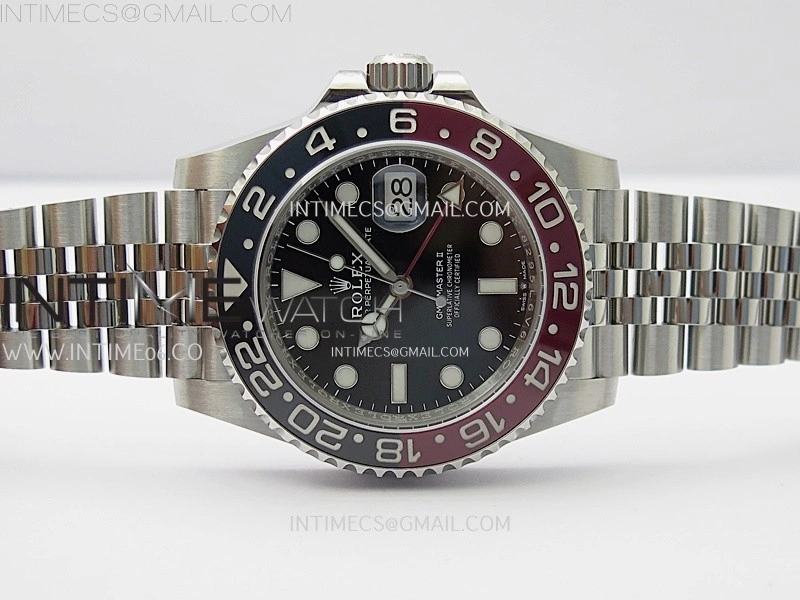 GMT-Master II 126710 Black Red Ceramic 904L SS ARF Best Edition Black Dial on Jubilee Bracelet VR3285 CHS