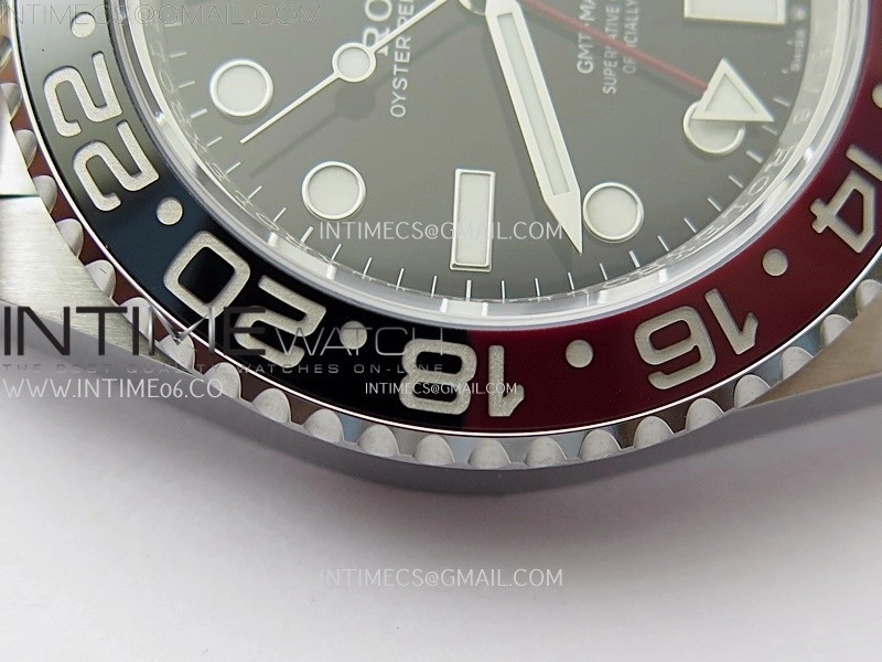 GMT-Master II 126710 Black Red Ceramic 904L SS ARF Best Edition Black Dial on Jubilee Bracelet VR3285 CHS