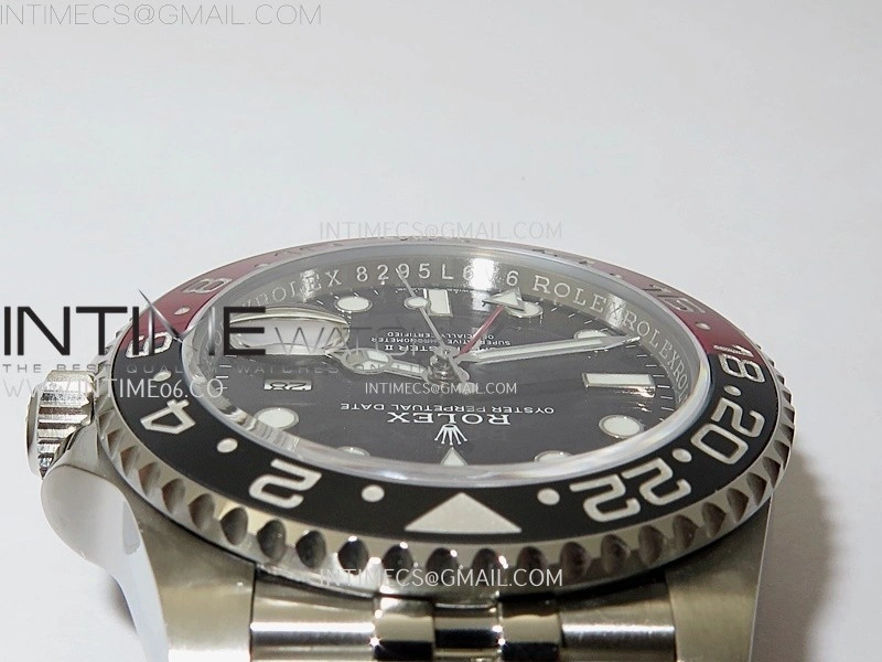 GMT-Master II 126710 Black Red Ceramic 904L SS ARF Best Edition Black Dial on Jubilee Bracelet VR3285 CHS