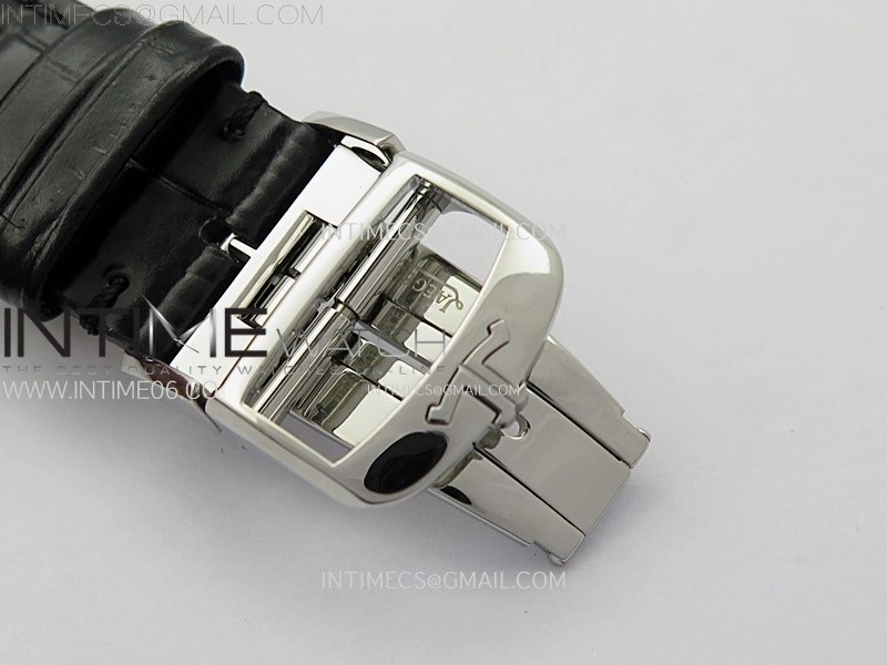 Master Ultra Thin Small Second SS APSF 1:1 Best Edition White Dial on Black Leather Strap SA896 Super Clone