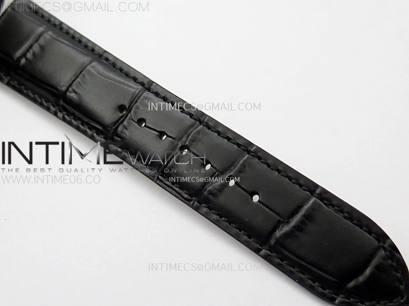 Master Ultra Thin Small Second SS APSF 1:1 Best Edition White Dial on Black Leather Strap SA896 Super Clone