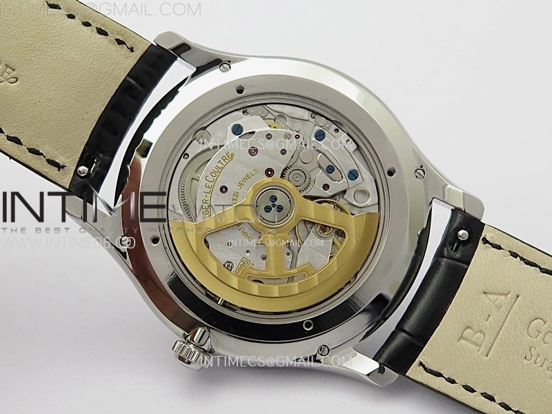 Master Ultra Thin Small Second SS APSF 1:1 Best Edition White Dial on Black Leather Strap SA896 Super Clone